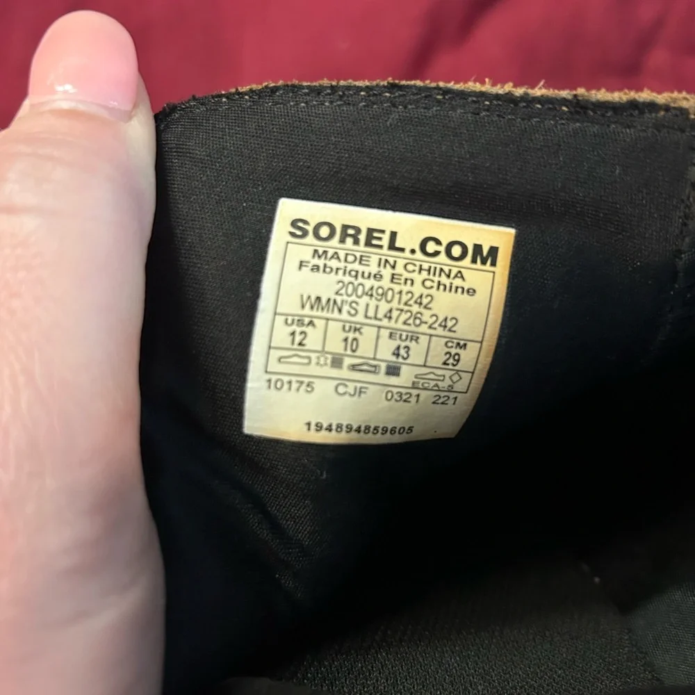 Sorel Eve Women's Tan Ankle Boots - Picture 4 of 4